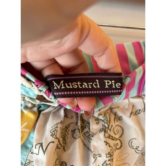 Mustard Pie Girls Shorts Colorful Multi Pattern size 12 - Picture 4 of 8